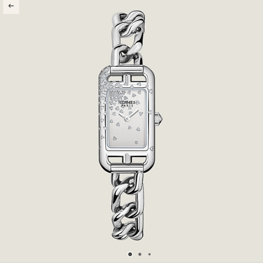 hermes diamond watch